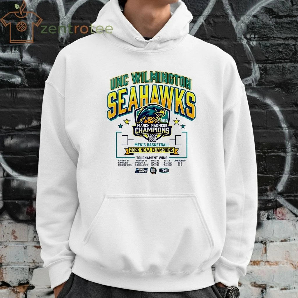 UNC Wilmington Seahawks Men’s Basketball March Madness 2026 Championship NCAA Tee