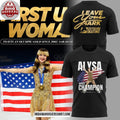 US Olympic Figure Skating Champions 2026 Alysa Liu Leave Your Mark Us Figure Skating Logo Two Sided T-Shirt