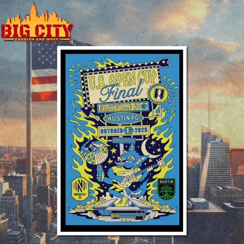 US Open Cup Championship Oct 2025 Poster shirt