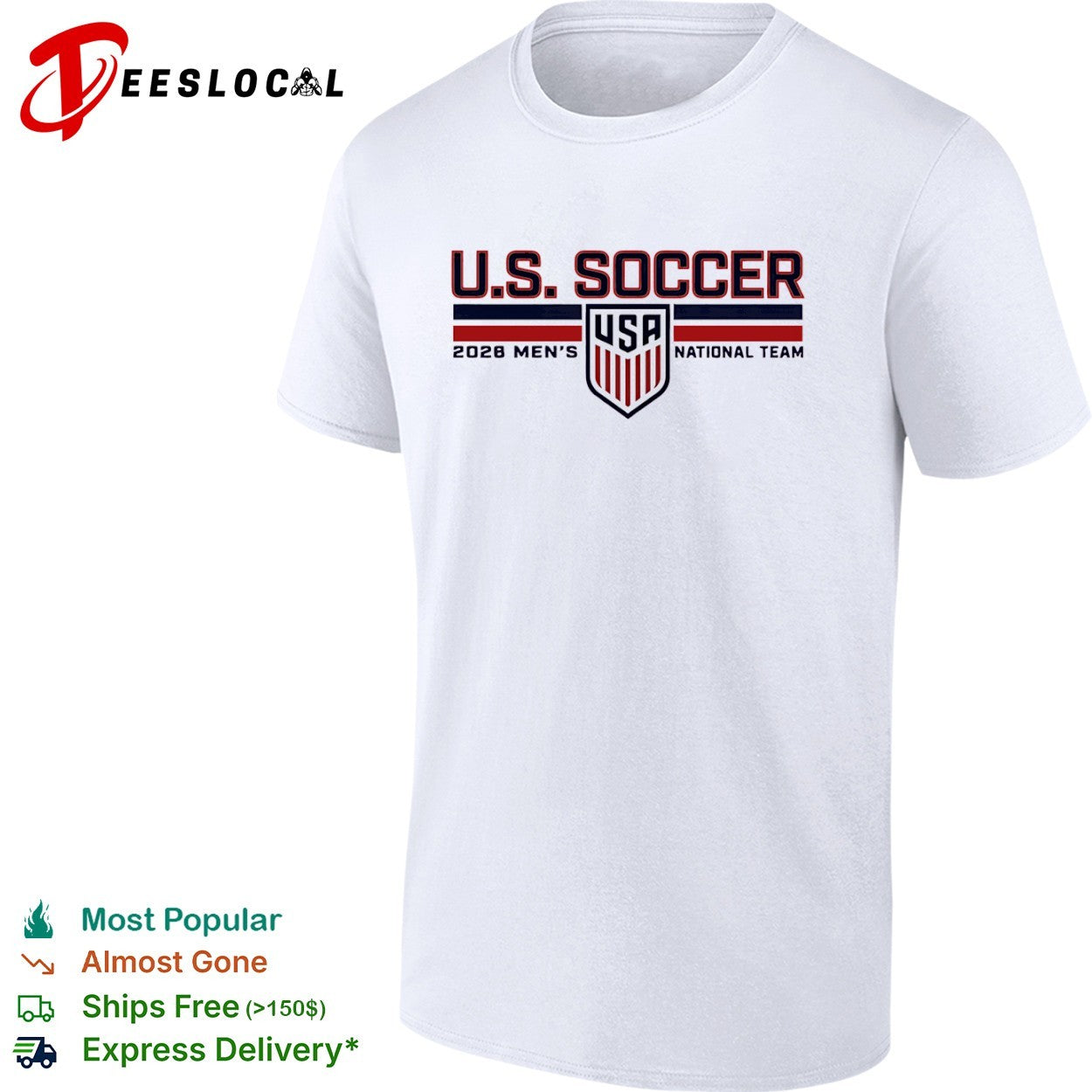 US Soccer 2026 National Team US Soccer 2026 Men’s National Team shirt