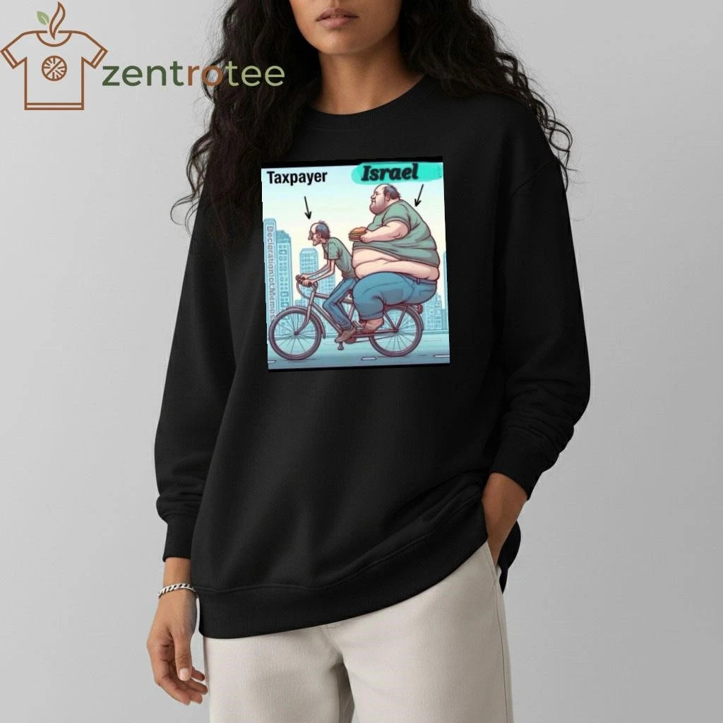 US taxpayers have to transport goods for Israel tee