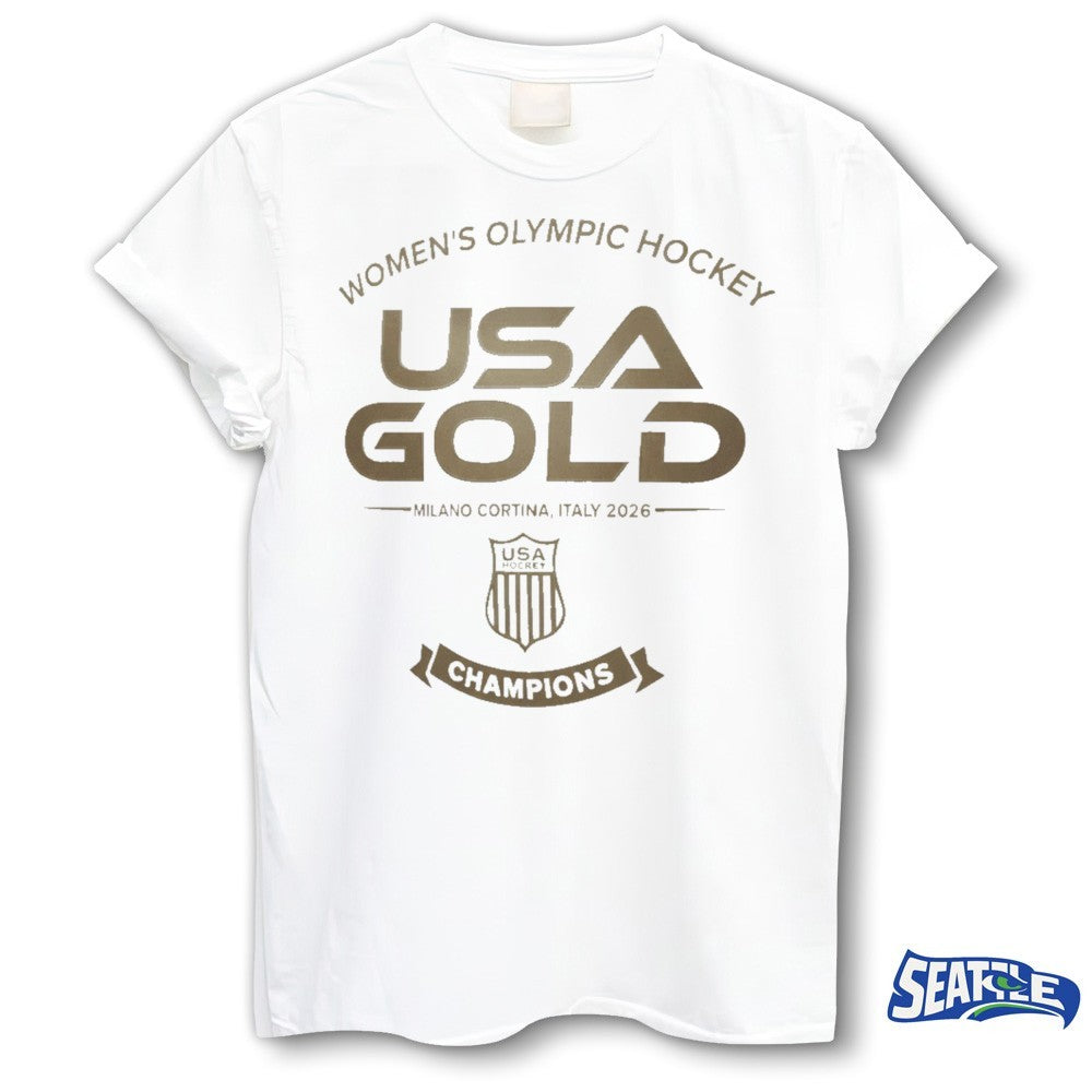 USA 2026 Women’s Olympic Hockey Champions Shirt