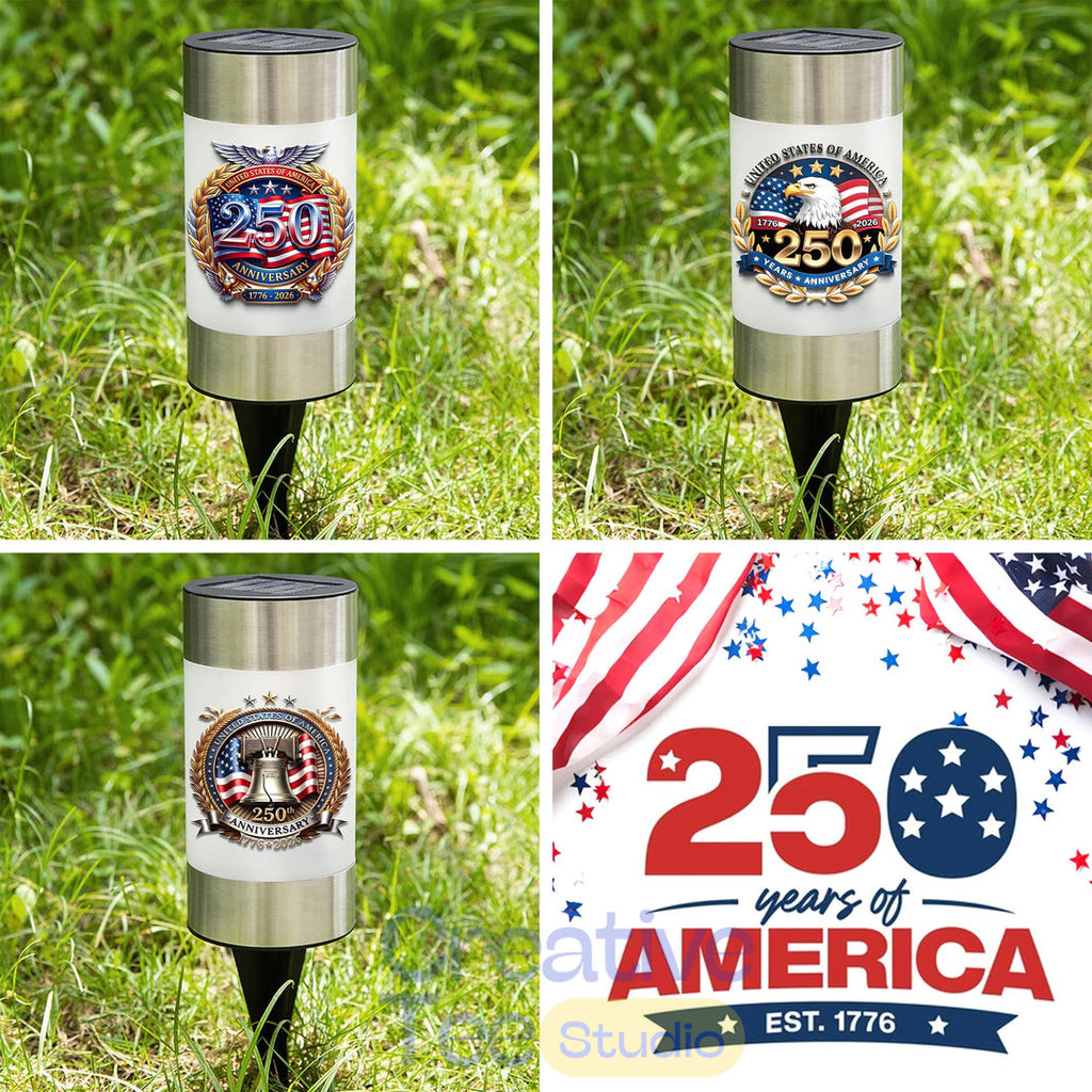 USA 250th Anniversary Premium Waterproof Solar Garden Light