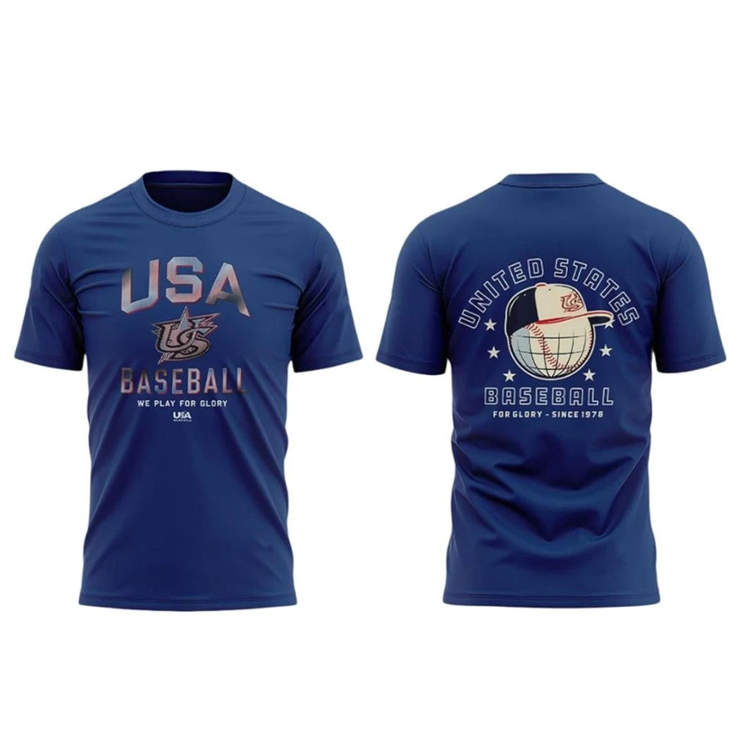 USA Baseball WBC We Play For Glory Shirt