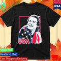 USA Champions Jack Hughes American Flag T-Shirt