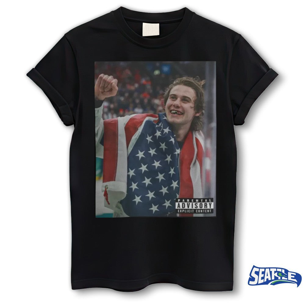 USA Champions Jack Hughes Winter Olympics 2026 shirt