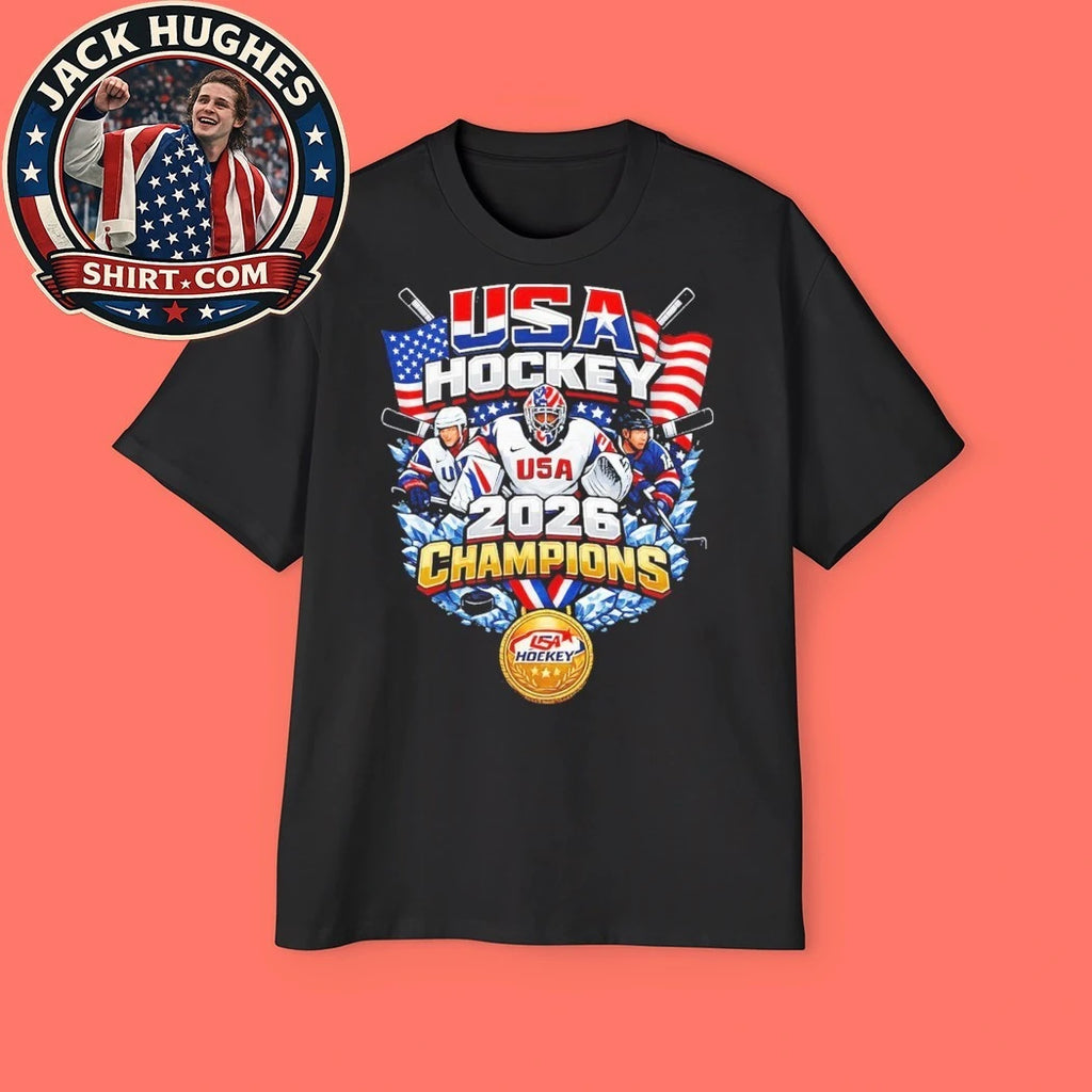 USA Hockey 2026 Champions Gold Medal Trending Shirt