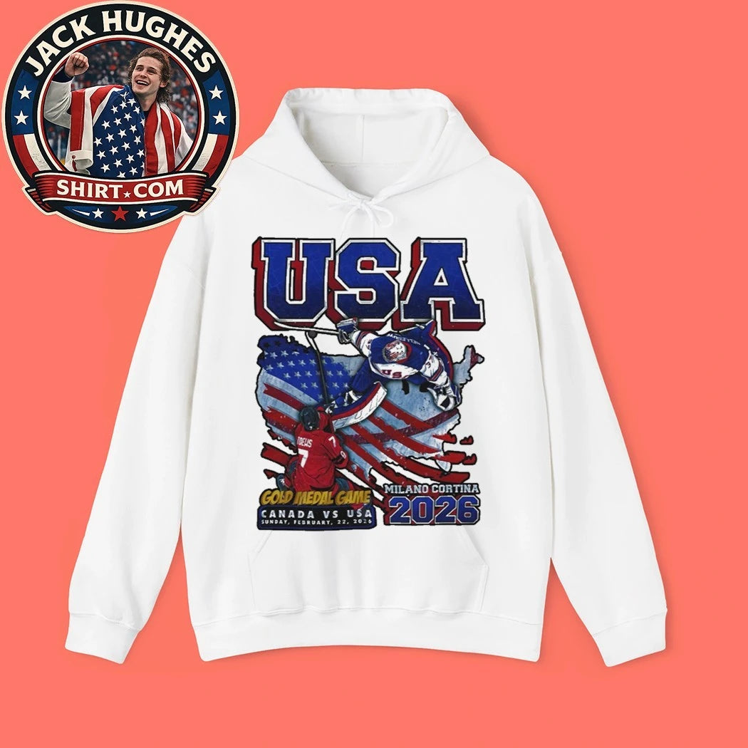 USA Hockey 2026 Gold Medal Game Milano Cortina Canada vs USA Trending Shirt