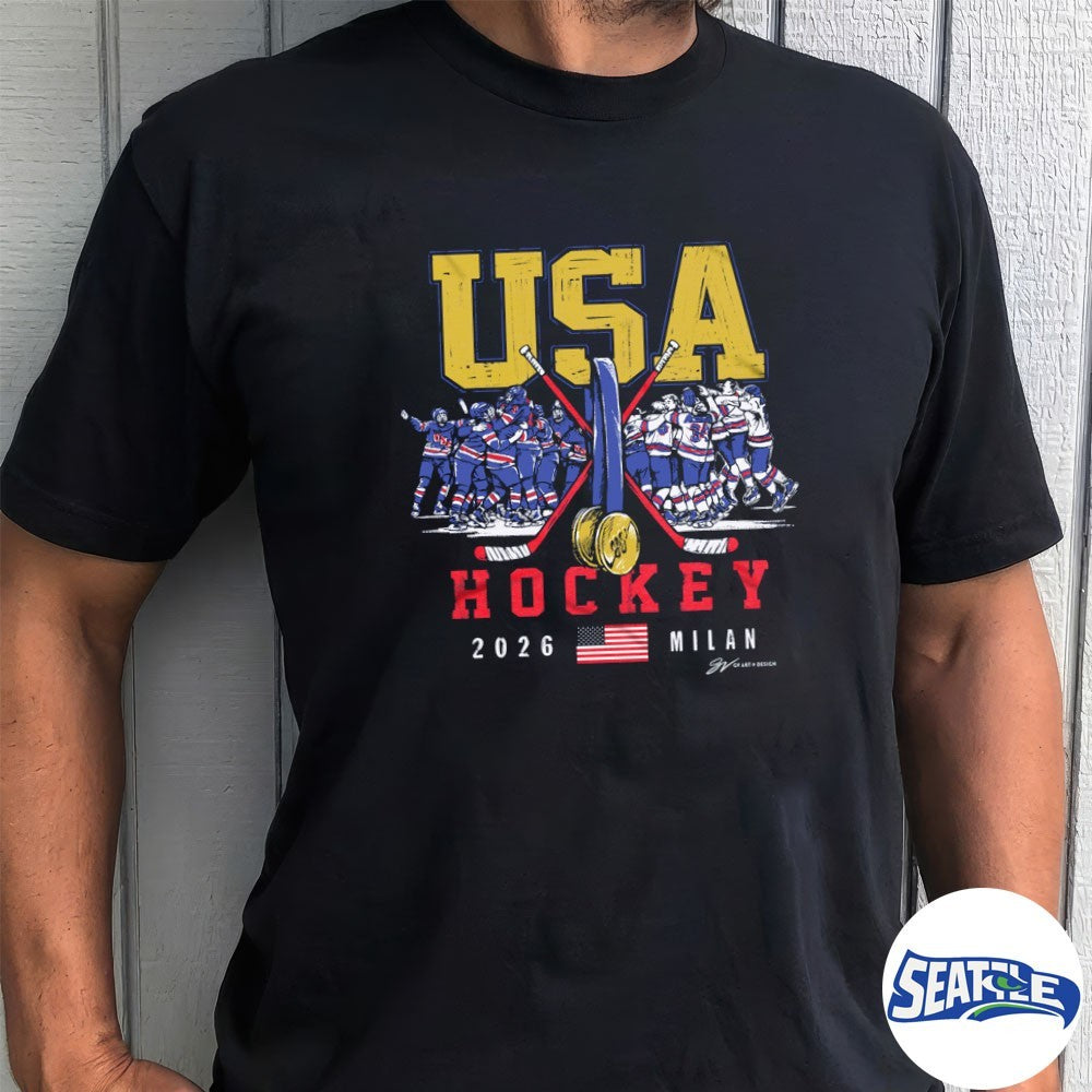 USA Hockey 2026 Milan Olympic Gold Medals shirt