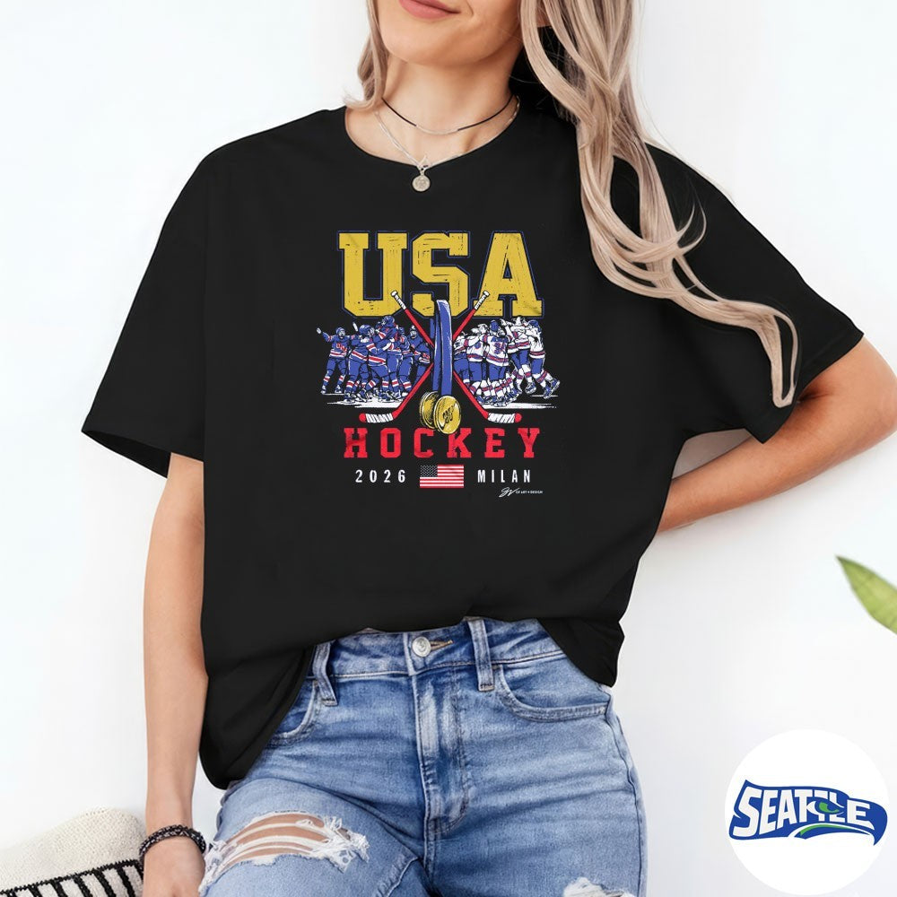 USA Hockey 2026 Milan Olympic Gold Medals shirt