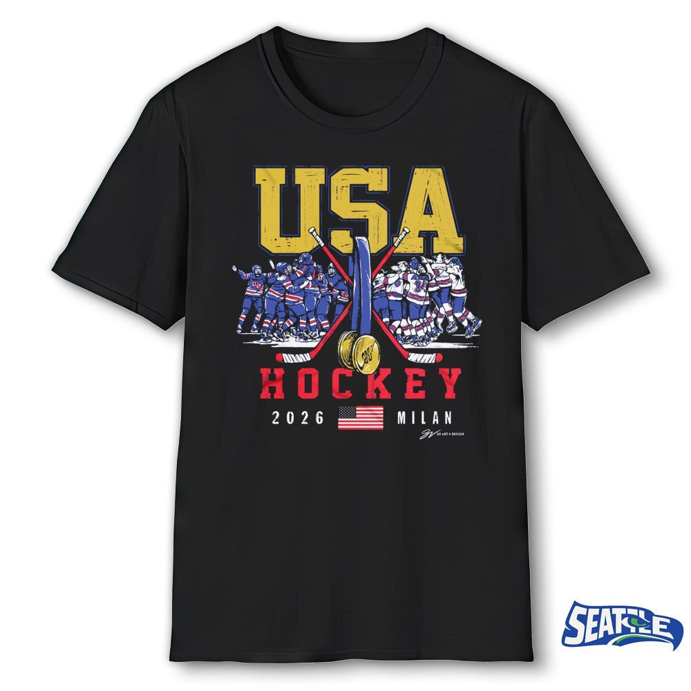USA Hockey 2026 Milan Olympic Gold Medals shirt