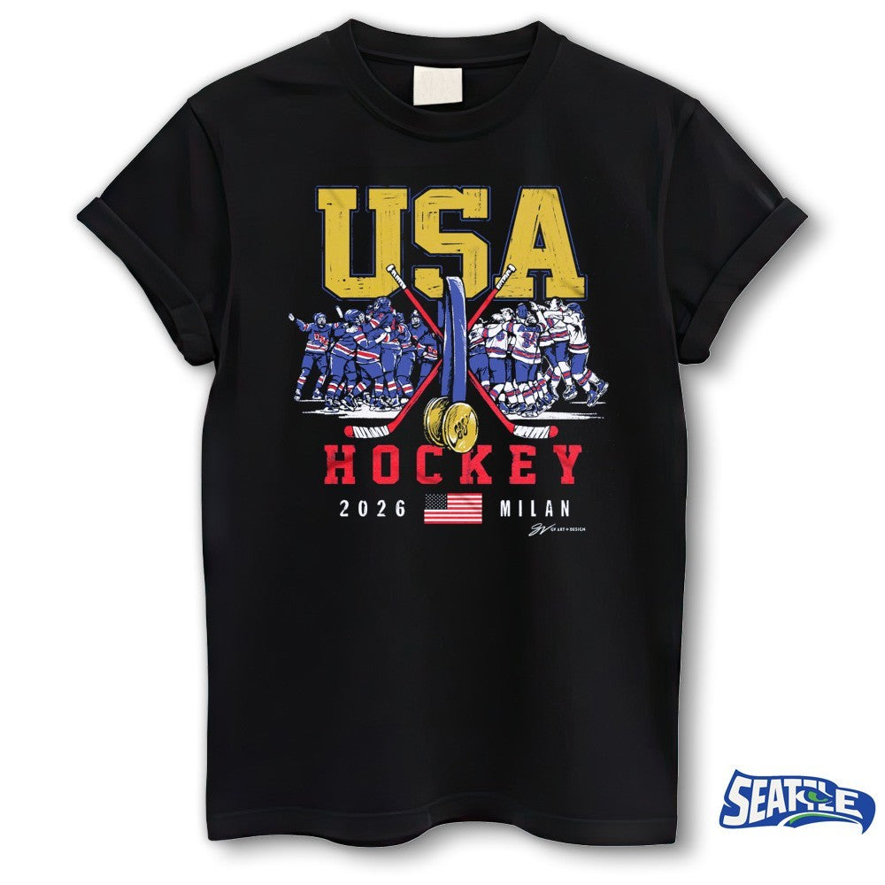 USA Hockey 2026 Milan Olympic Gold Medals shirt