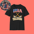 USA Hockey 2026 Milano Cortina Gold Medal Champions Trending Shirt