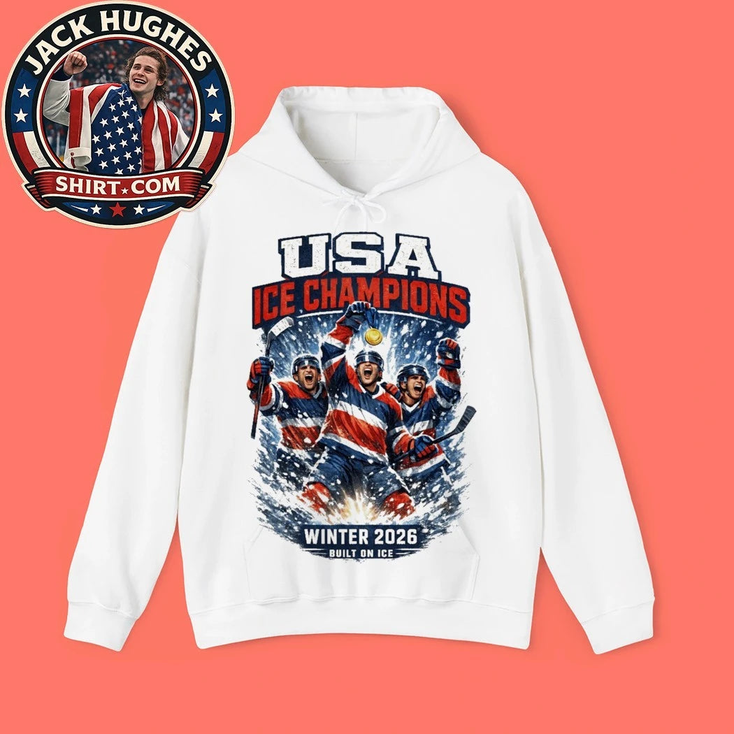 USA Hockey Champions Winter 2026 Built On Ice 2026 Trending Shirt