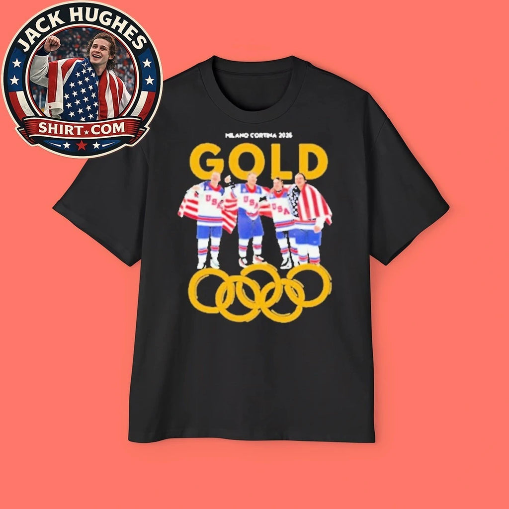 USA Hockey Gold Medal Merch USA Men’s Hockey Gold Medal Milano Cortina 2026 Trending Shirt