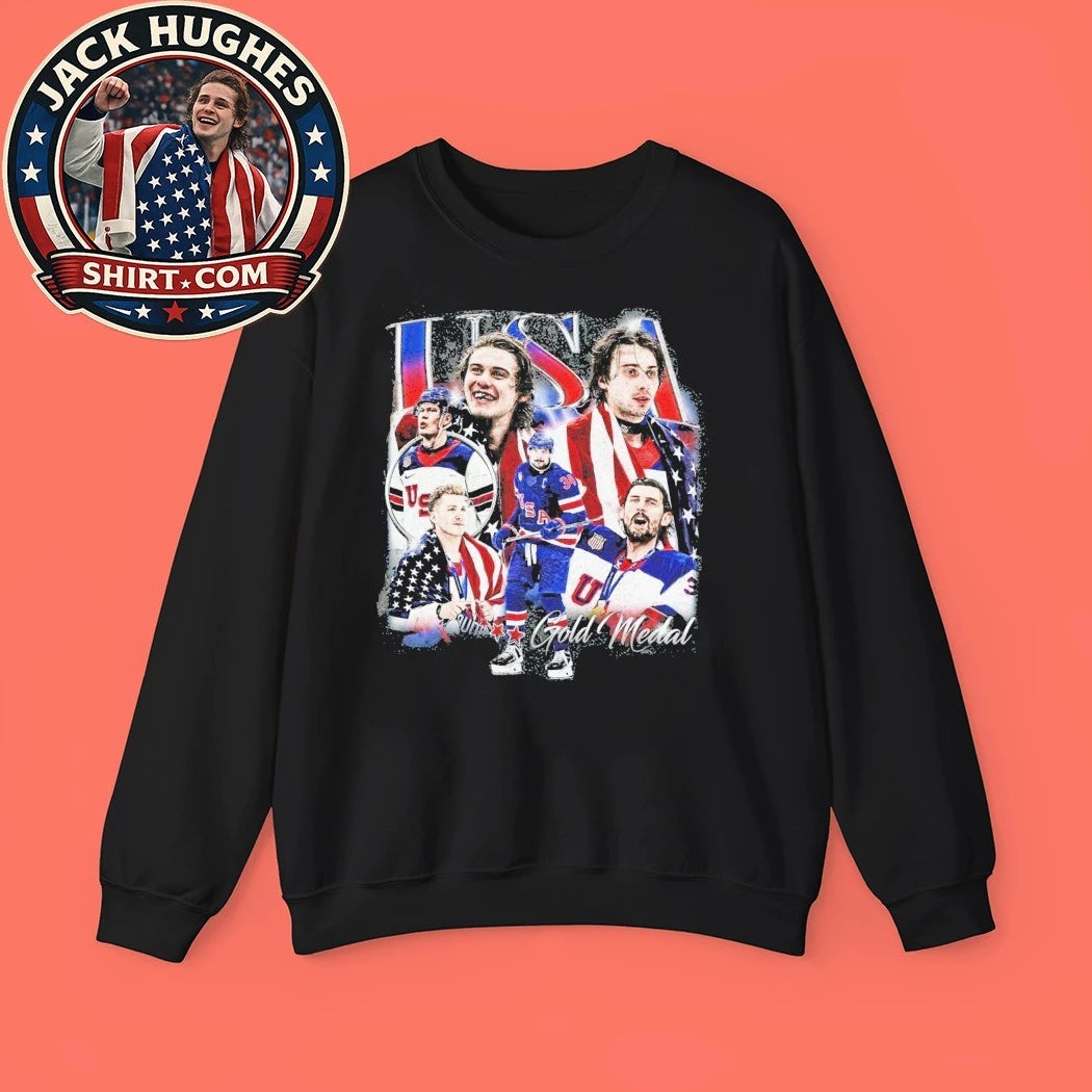 USA Hockey Gold Medal Team Celebration Trending Shirt