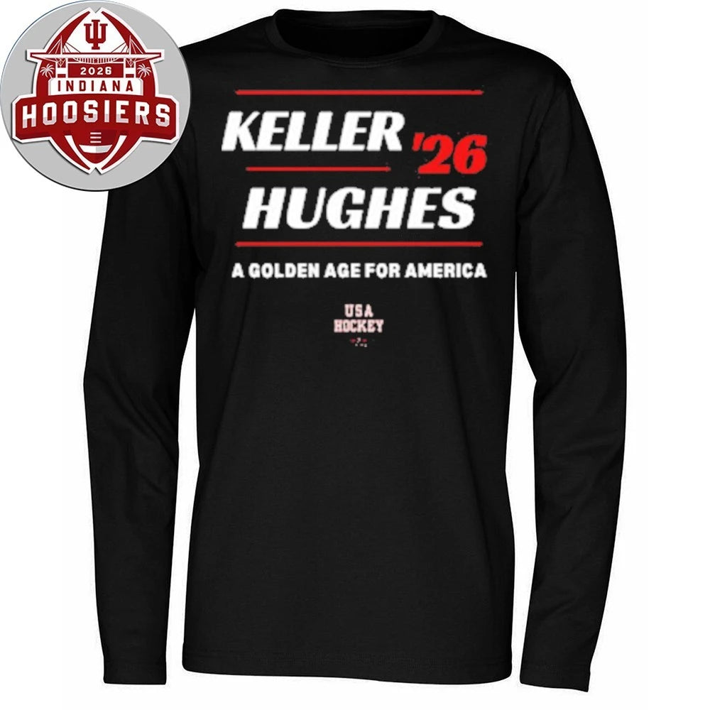 USA Hockey Gold Medal Women’s Men’s Megan Keller Jack Hughes T-Shirt