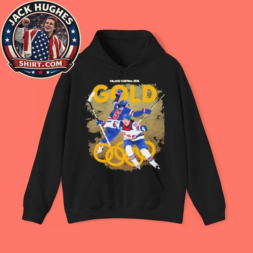 USA Hockey Gold Megan Keller Jack Hughes Olympics Trending Shirt