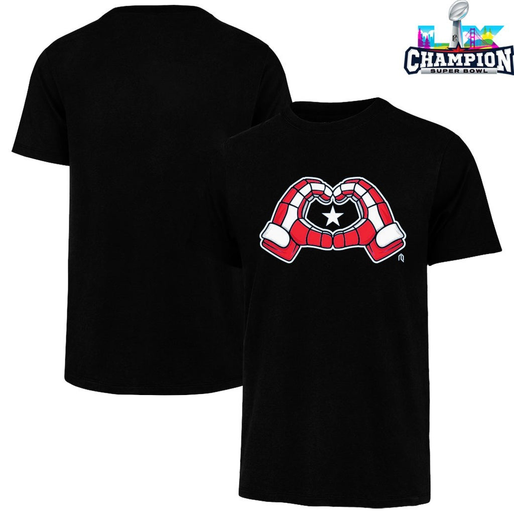 USA Hockey Heart Gloves T-shirts