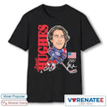 USA Hockey Jack Hughes Gold Medal Caricature Signature shirt