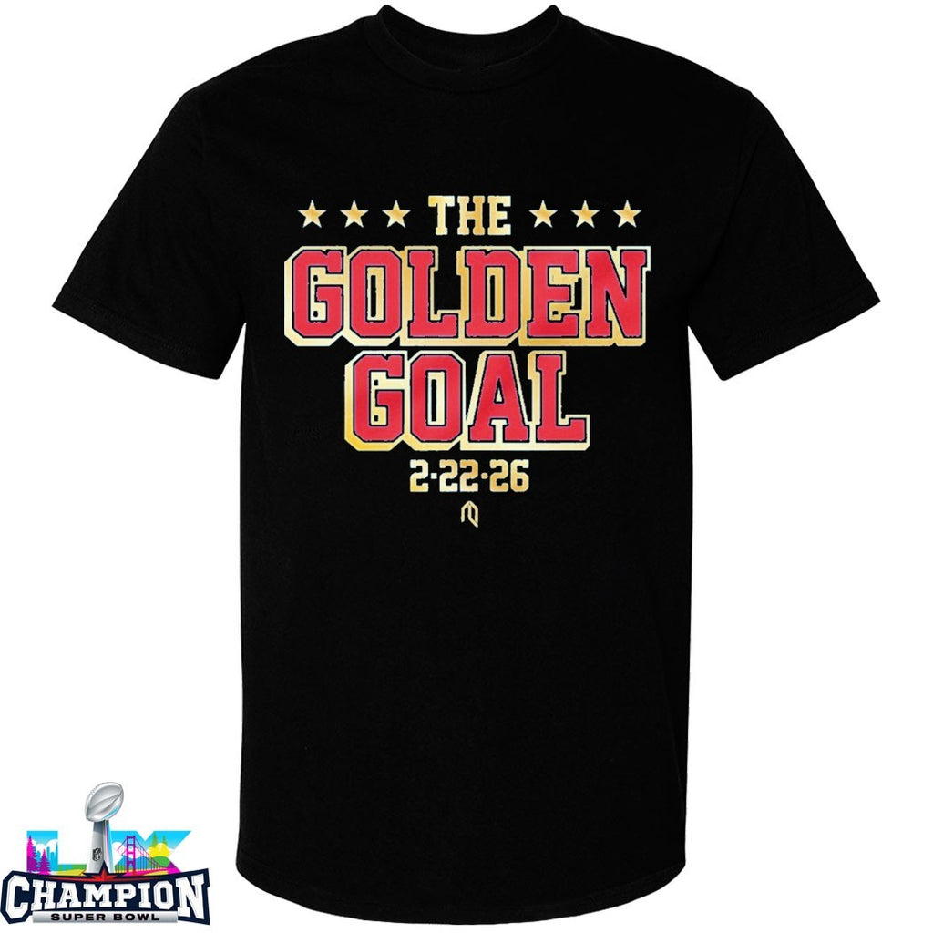 USA Hockey Men’s Olympic World Champions 2026 The Golden Goal 2 22 T-shirts