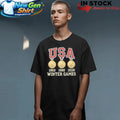 USA Hockey Miracle On Ice 1980 1960 2026 Gold Medals Shirt