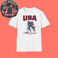 USA Hockey Player Cortina Milano Winter Games New T-Shirt