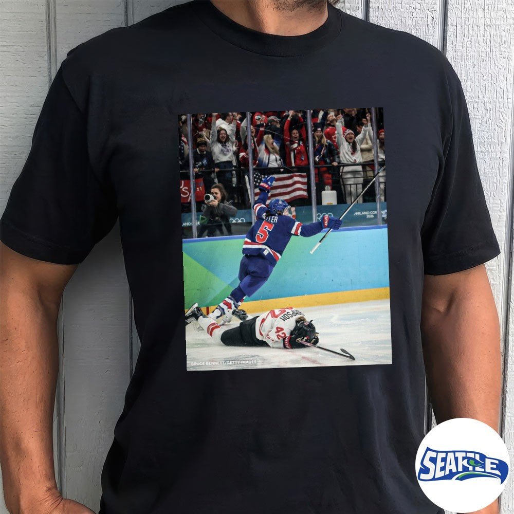 USA Hockey Player Megan Keller Hang it in the Lourve shirt