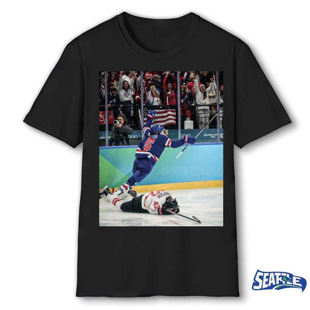 USA Hockey Player Megan Keller Hang it in the Lourve shirt