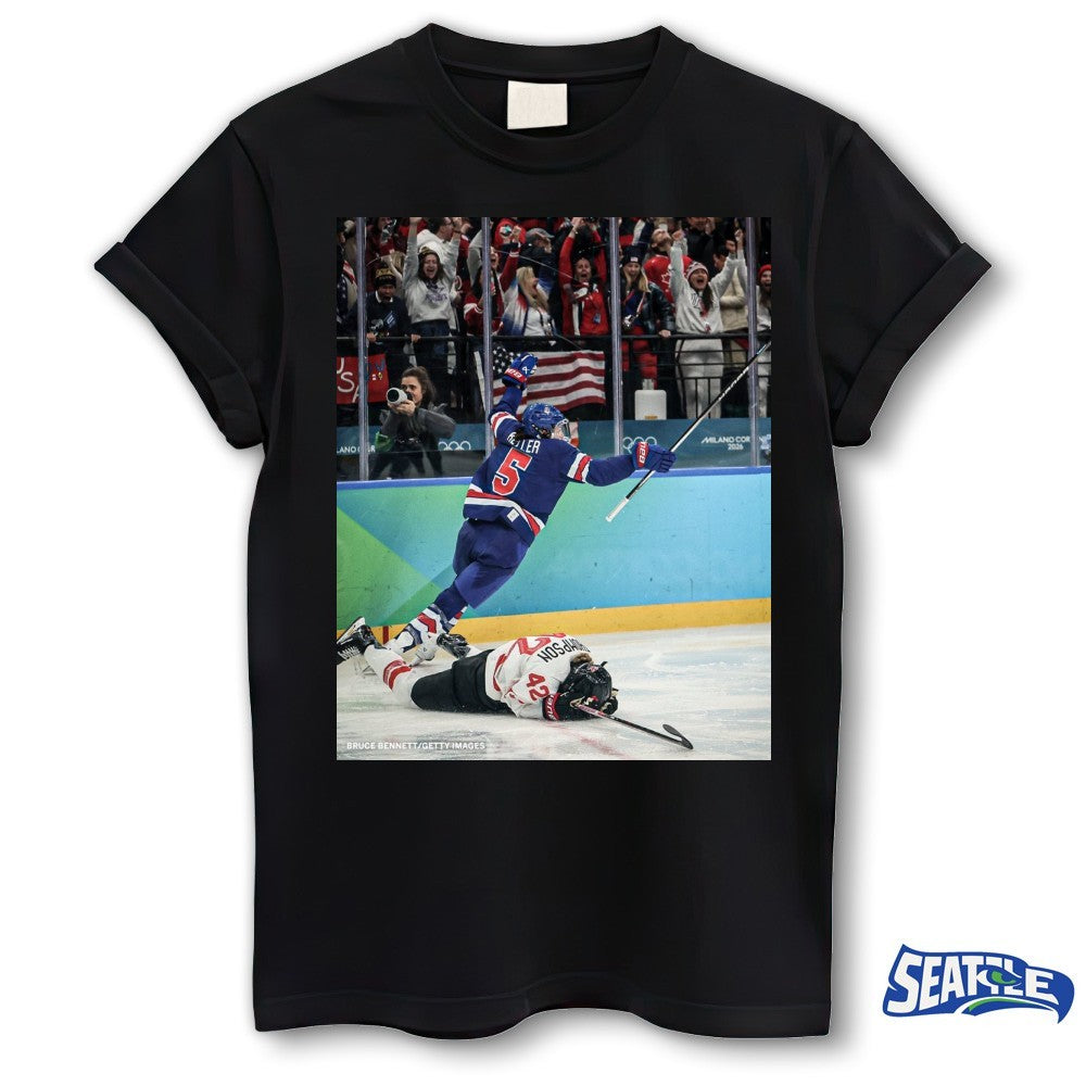 USA Hockey Player Megan Keller Hang it in the Lourve shirt