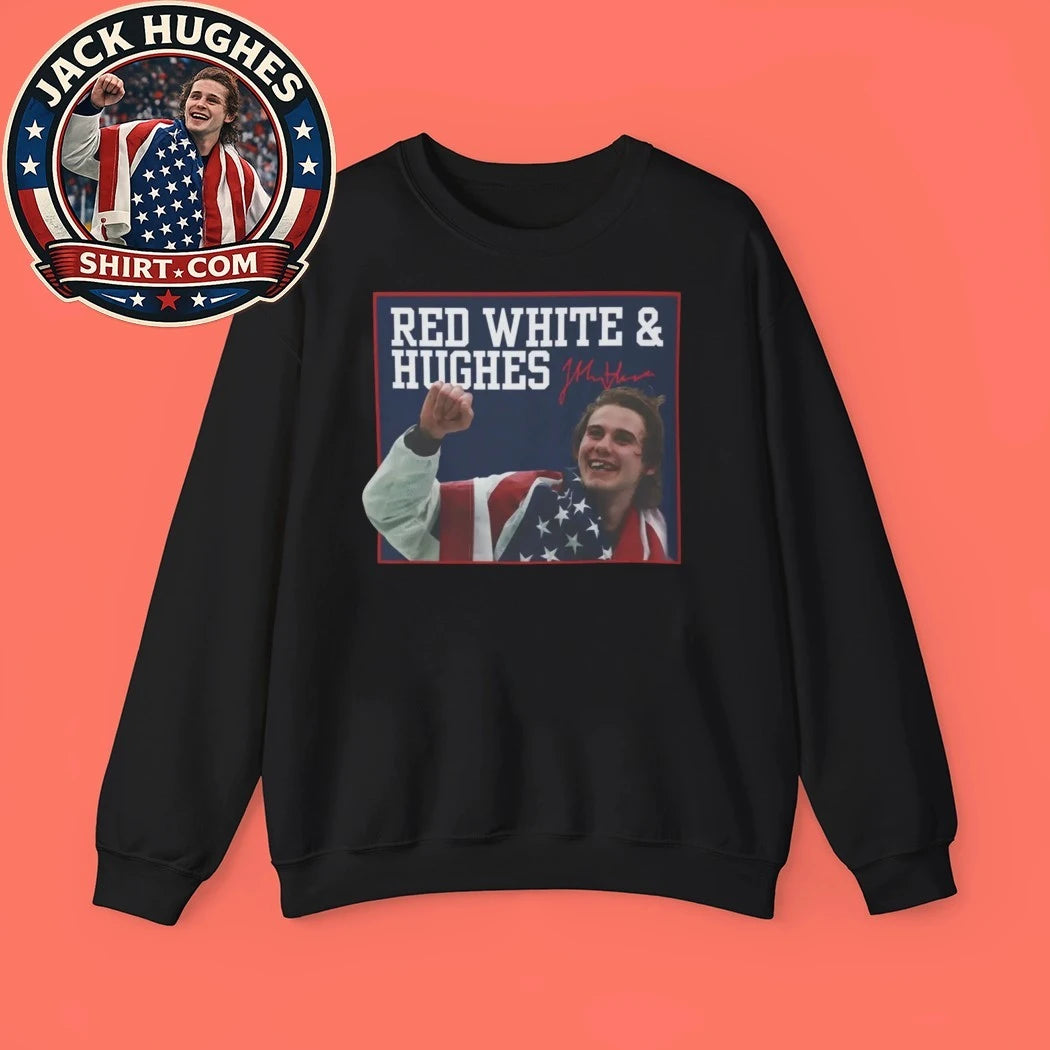 USA Hockey Red White And Hughes Shirt
