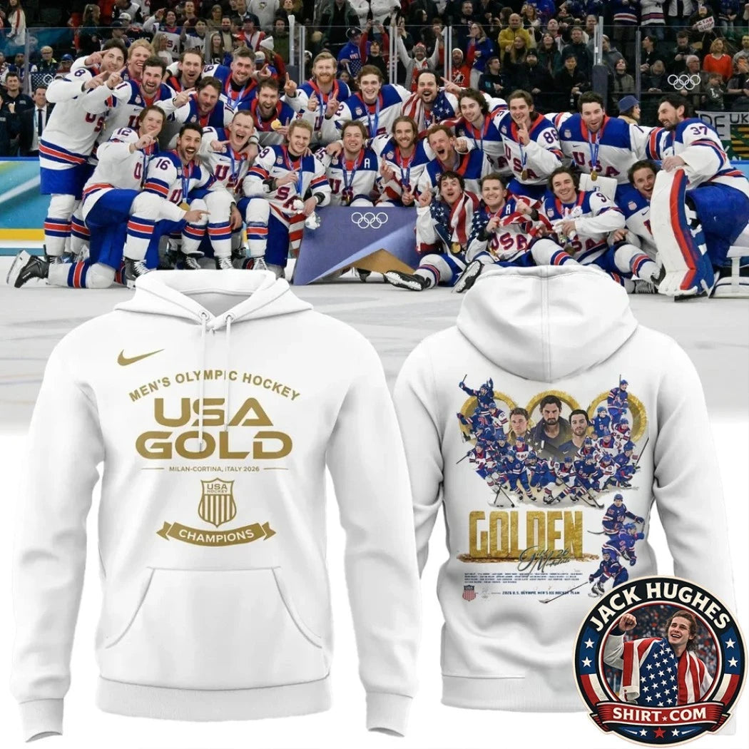 USA Hockey Team Gold Champions Milan Cortina 2026 Shirt