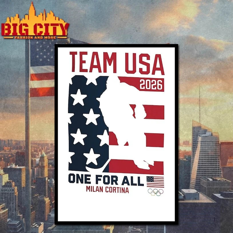 USA Hockey Team USA 2026 One for all milan cortina T-shirt