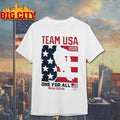 USA Hockey Team USA 2026 One for all milan cortina T-shirt