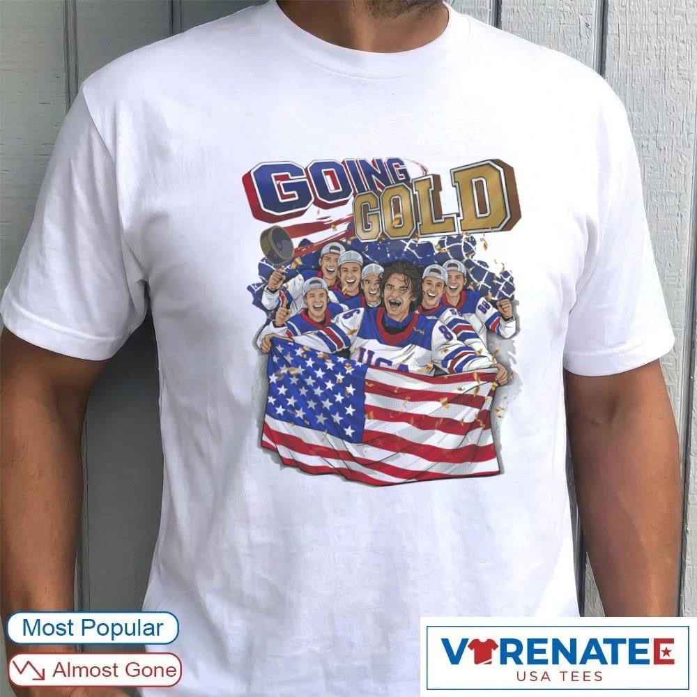 USA Hockey V1 Going Gold Planet Euphoria Art shirt