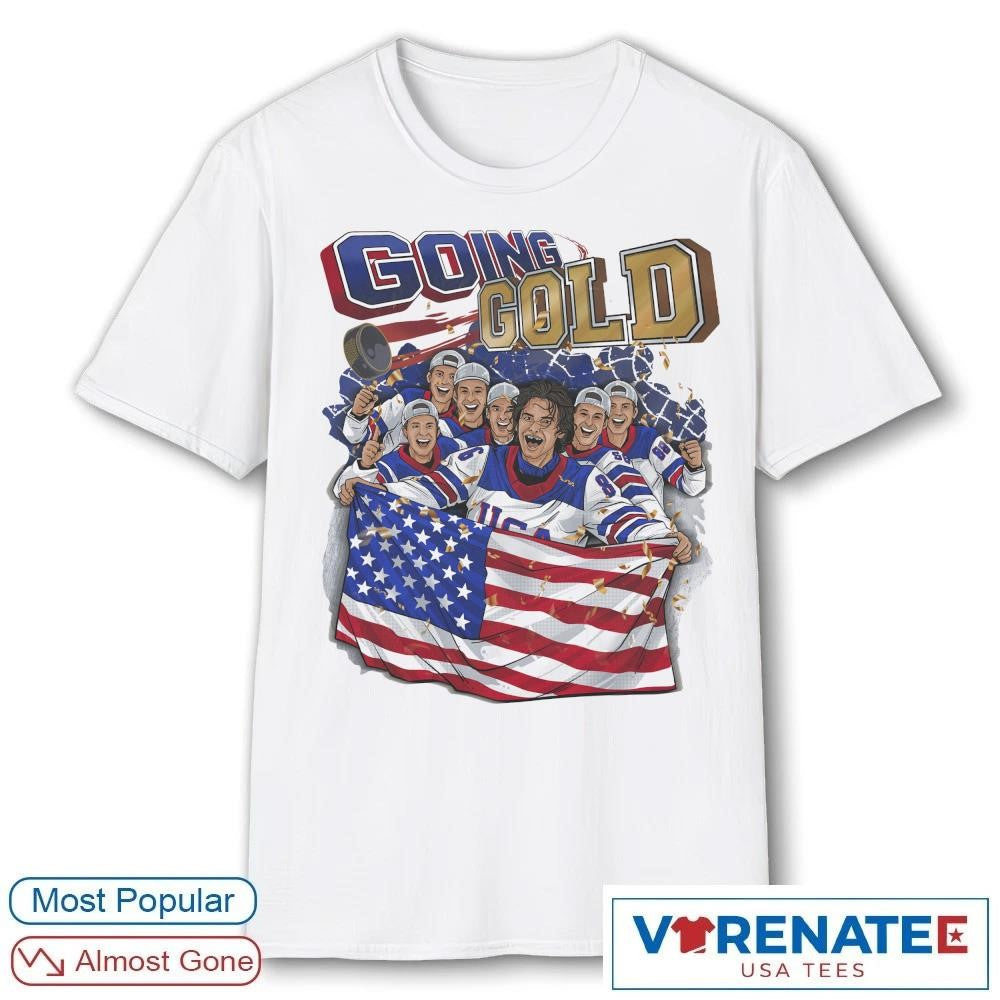 USA Hockey V1 Going Gold Planet Euphoria Art shirt
