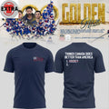 USA Ice Hockey 2026 Milan Olympics Golden Team Logo Two Sided Hoodie T-Shirt
