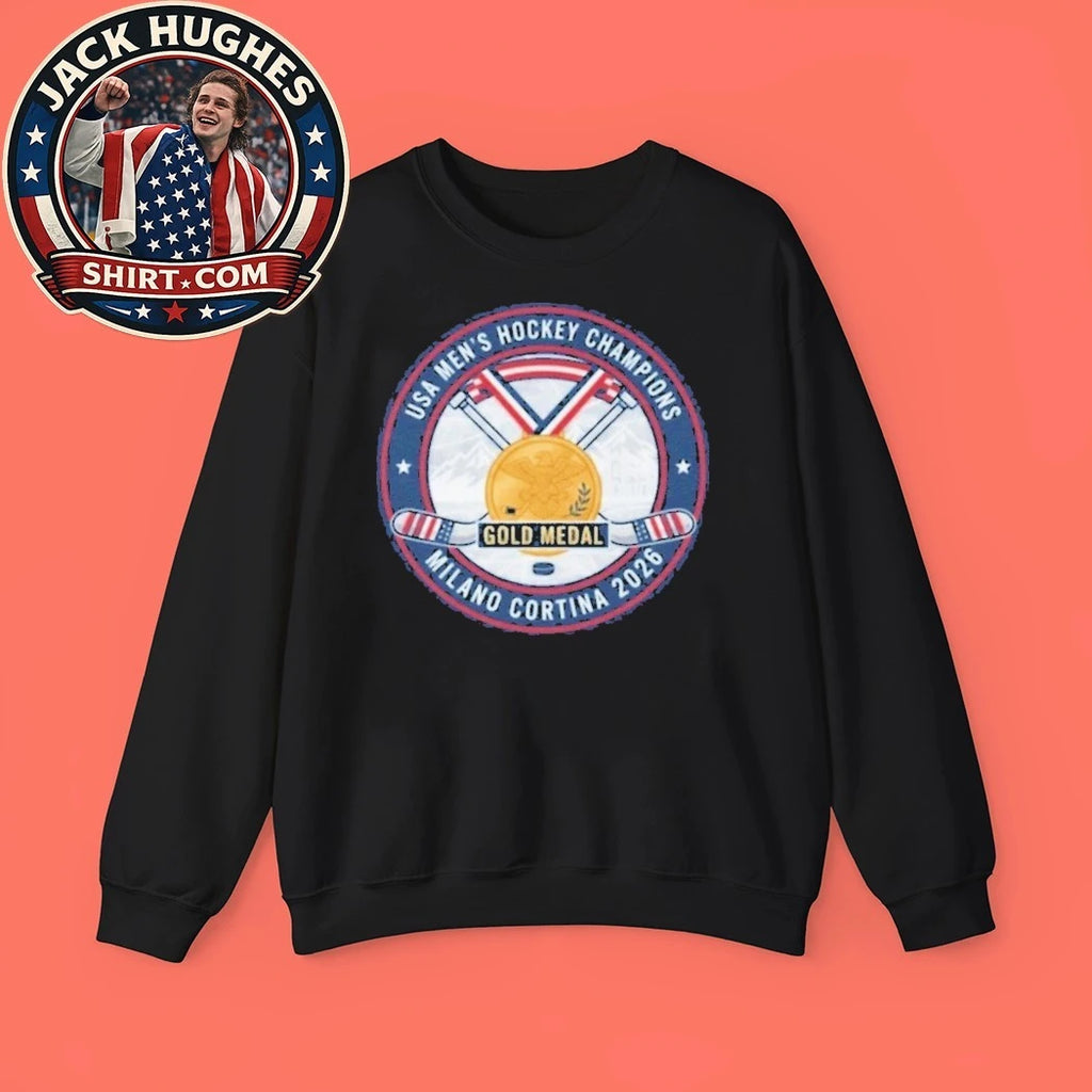 USA Men’s Hockey Champions Gold Medal Milano Cortina 2026 Trending Shirt