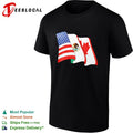 USA Mexico Canada flags FIFA World Cup 2026 graphic shirt