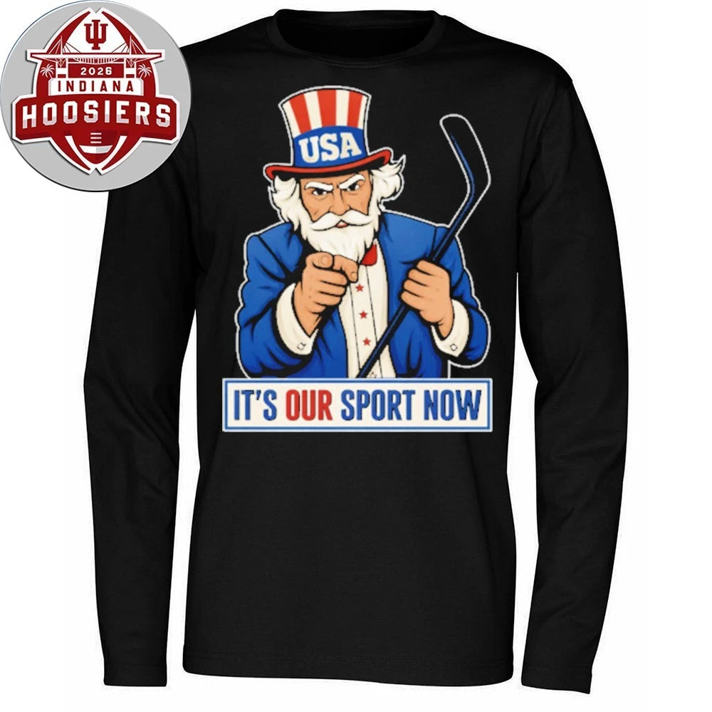 USA Olympic Gold Medal Hockey Jack Hughes it’s our sport now T-Shirt