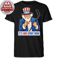 USA Olympic Gold Medal Hockey Jack Hughes it’s our sport now T-Shirt