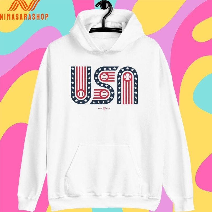 USA Stars Stripes And Baseball Shirts