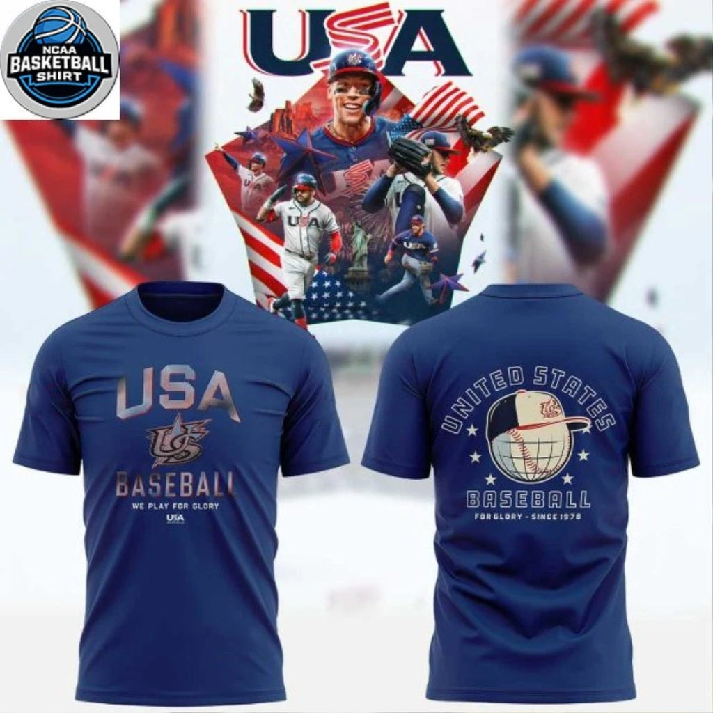 USA Team World Baseball Classic 2026 For Glory Hoodie T-Shirt