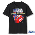 USA Winter Sports Patriotic American Fan Bringing Home The Gold shirt