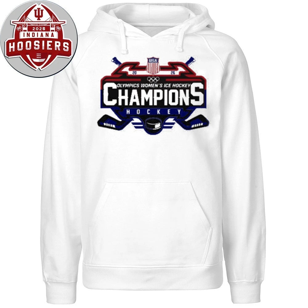 USA Women National ICE Hockey Team 2026 Olympic Gold Logo T-Shirt