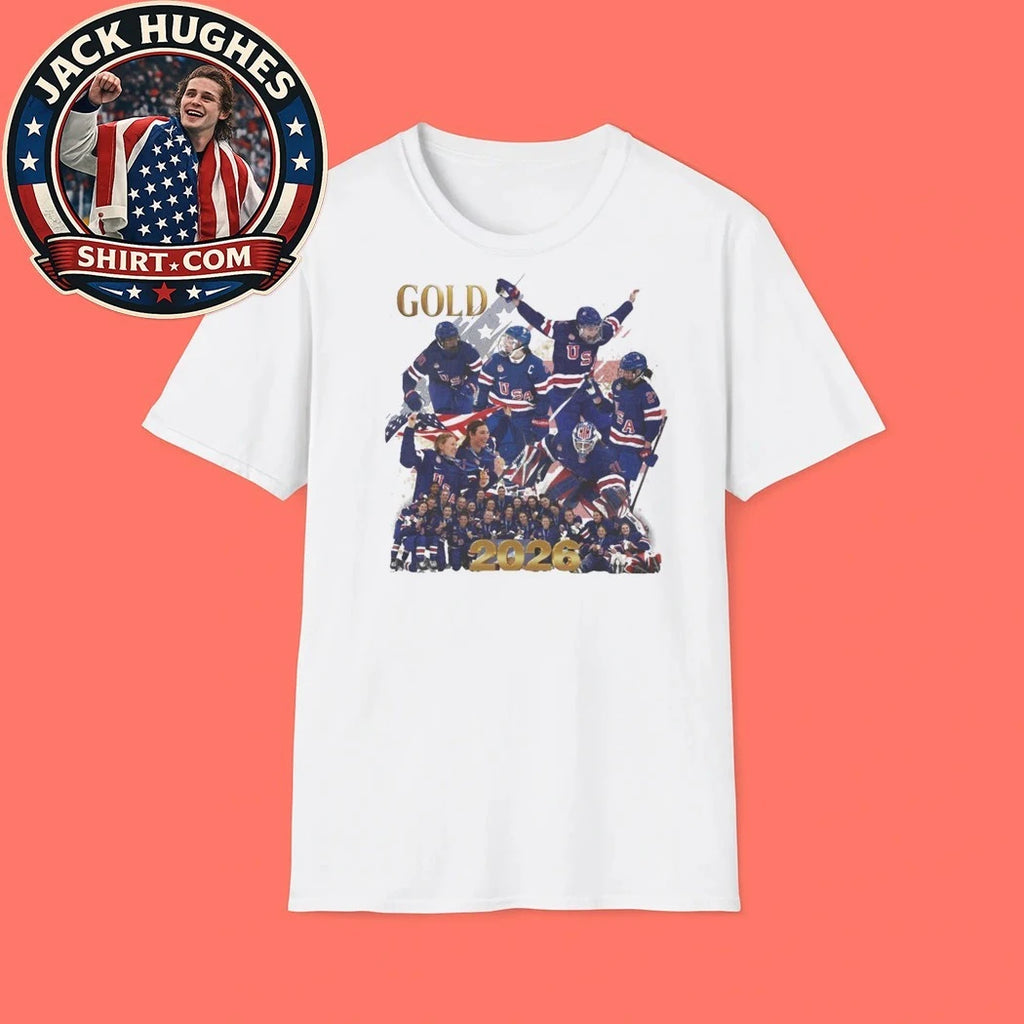 USA Women’s Hockey Gold 2026 World Champions Trending Shirt