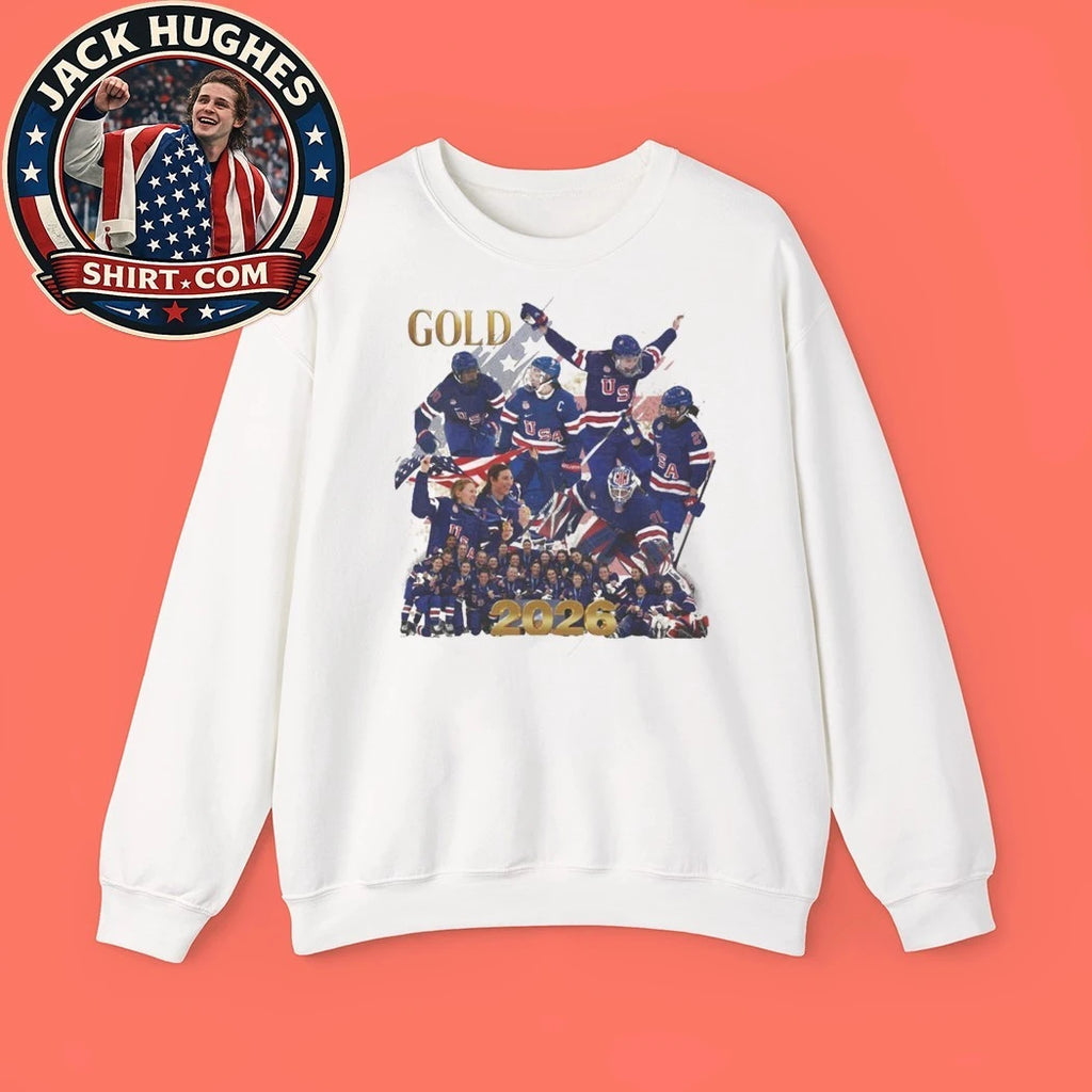 USA Women’s Hockey Gold 2026 World Champions Trending Shirt