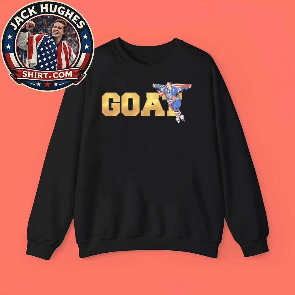 USA Women’s Ice Hockey Gold Medal GOAT Ice Legend Graphic T-Shirt