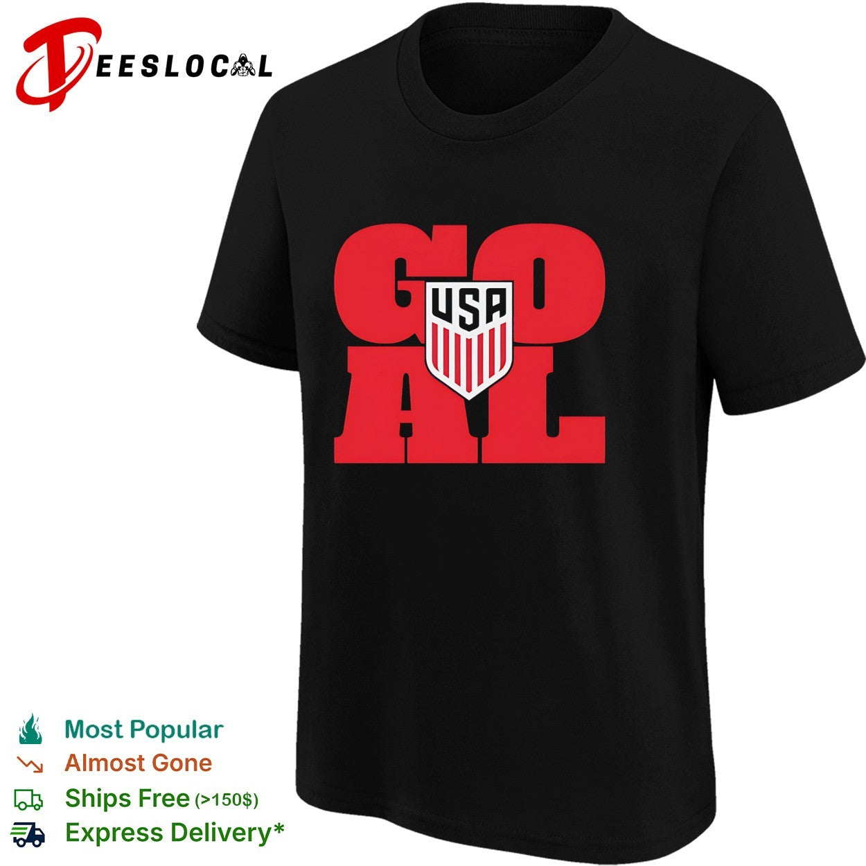 USA soccer go goal shield 2026 shirt