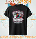 USA vs Canada 2026 World Baseball Classic quarterfinal match Houston, Tx t-shirt